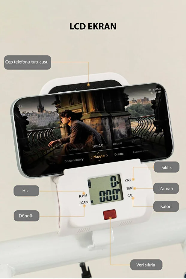 Katlanabilir Dikey Tırmanma Egzersiz Aleti - Merdiven Tırmanma Kondisyon Aleti